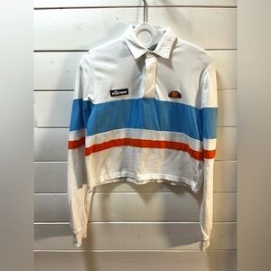 ELLESSE Cropped Rugby Polo – Size L